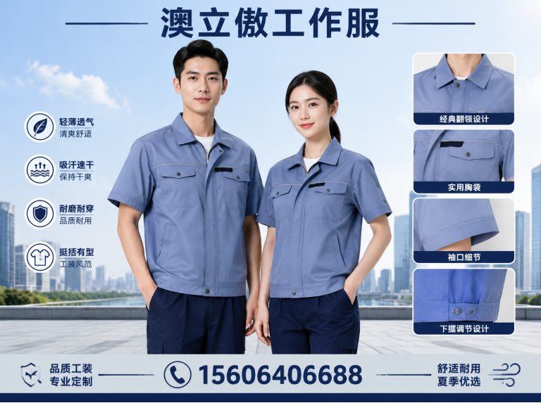 历城区工装短袖展示图